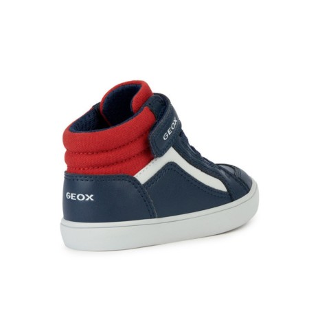 Geox Παιδικά Sneakers High Ανατομικά Μπλε Gisli B